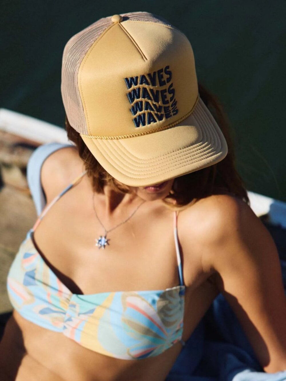 O'Neill Waves Trucker Hat Baseball Cap Mesh Back